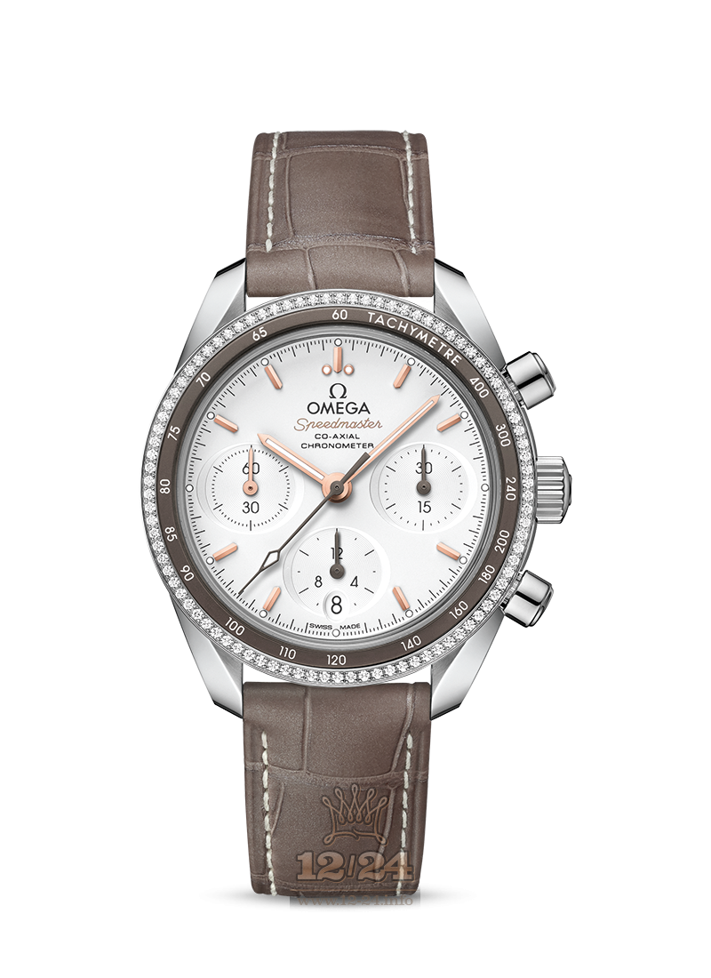 Omega Speedmaster 38 Watch 324.38.38.50.02.001 38 mm Stainless steel Case Silver Dial