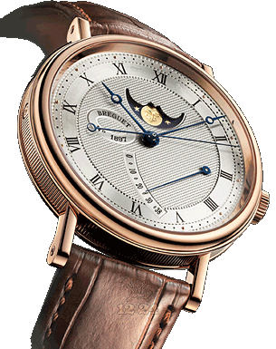 Breguet Classique Watch 7787BR/12/9V6 39 mm Pink gold Case Silver Dial