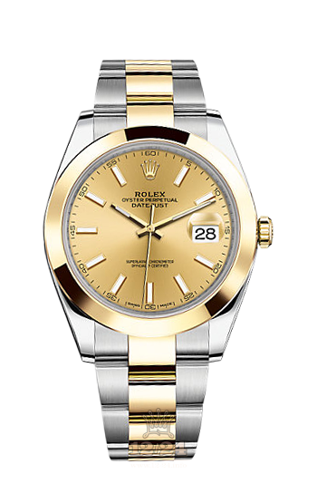 Rolex Datejust Watch 126303-0009 41 mm Steel / Yellow gold Case Golden Dial