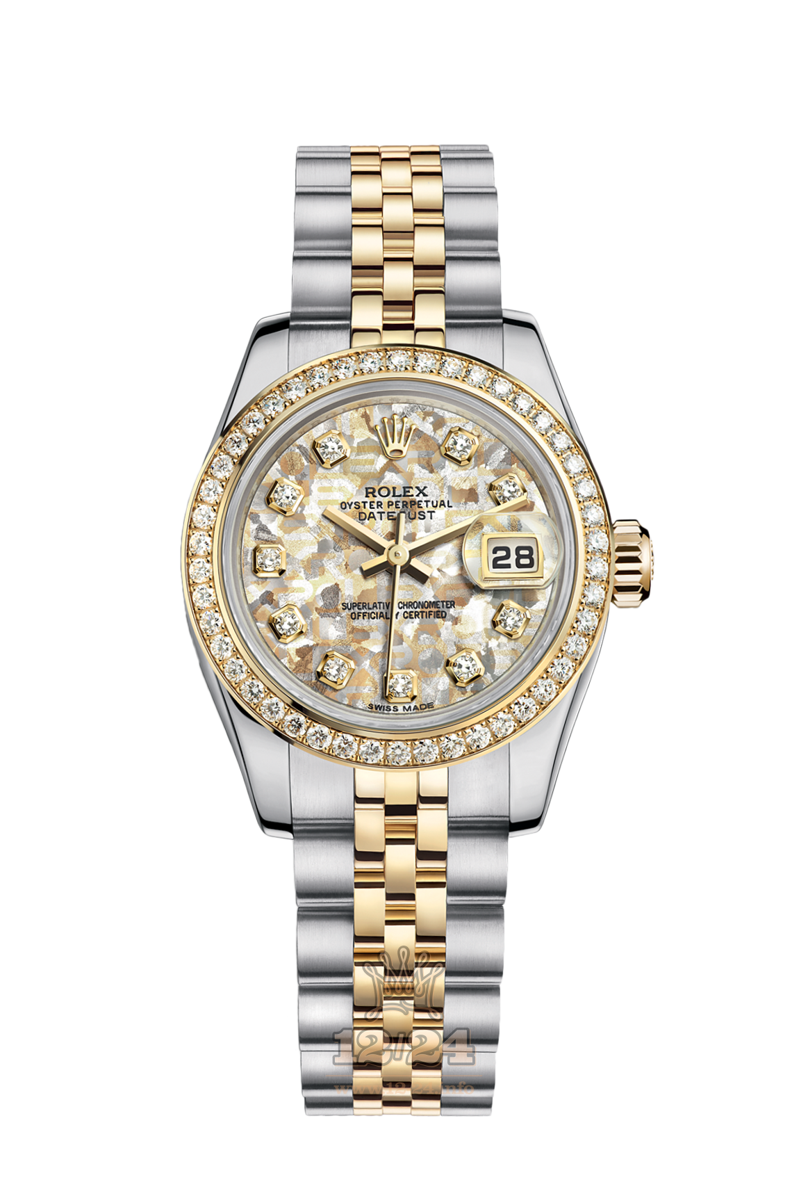 Rolex Lady-Datejust Watch 179383-0010 26 mm Steel / Yellow gold Case