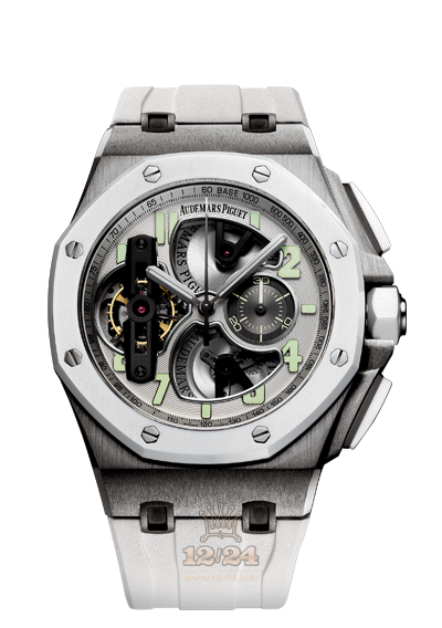 Audemars Piguet Royal Oak Offshore Watch 26387IO.OO.D010CA.01 44 mm Titanium Ceramics Case Silver Dial