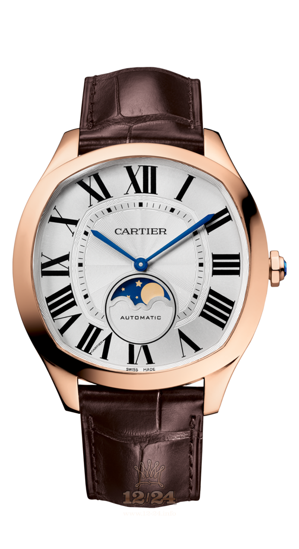 Cartier Drive de Cartier Watch WGNM0008 41 mm Pink gold Case Silver Dial