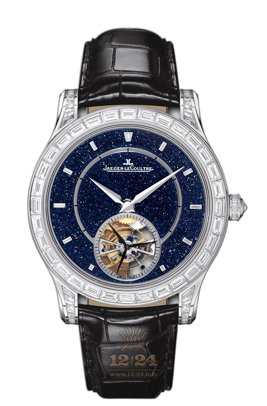 Jaeger-LeCoultre Master Watch 1663406 43 mm White gold Case Black Dial