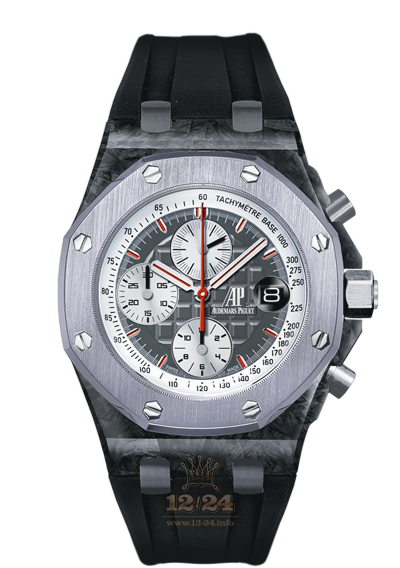 Audemars Piguet Royal Oak Offshore Watch 26202AU.OO.D002CA.01 42 mm Titanium Carbon Case Gray Dial