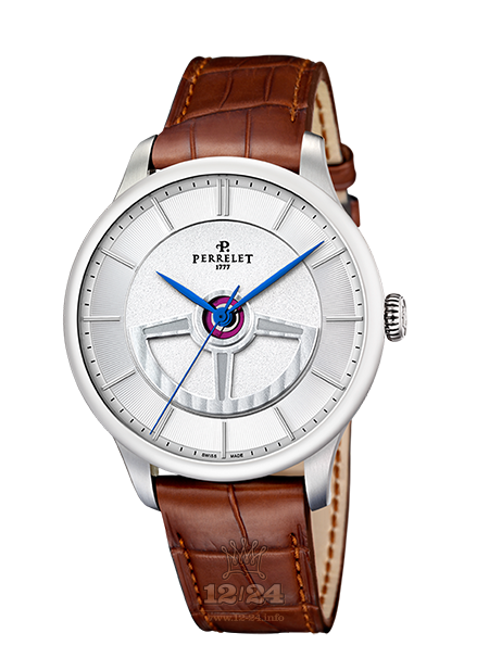 Perrelet First Class Watch A1090/1 42 mm Stainless steel Case White Dial