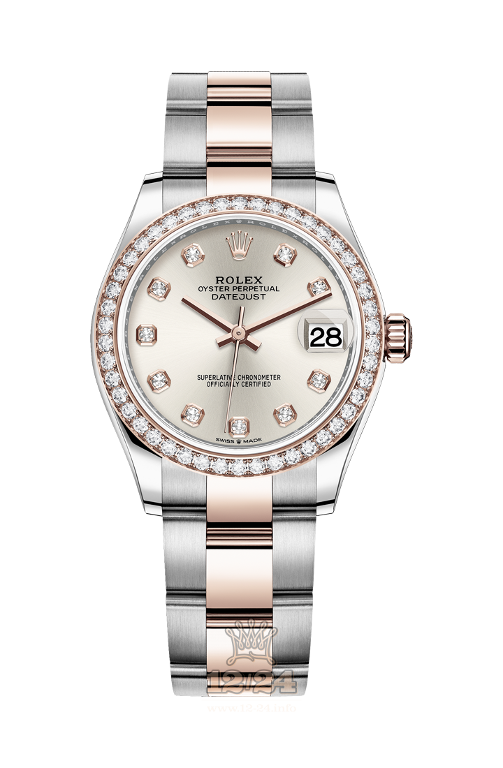 Rolex Datejust Watch 278381rbr-0015 31 mm Steel / Pink gold Case Silver Dial