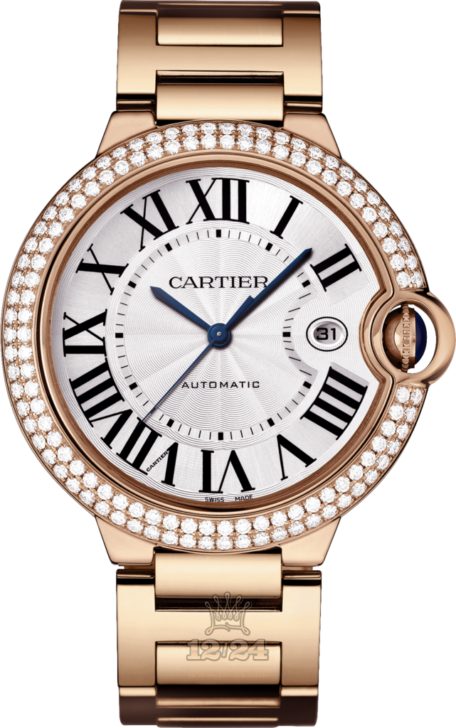 Cartier Ballon Bleu de Cartier Watch WE9008Z3 42 mm Pink gold Case Silver Dial