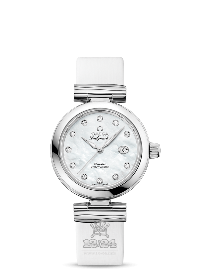 Omega Ladymatic Watch 425.32.34.20.55.002 34 mm Stainless steel Case White Dial