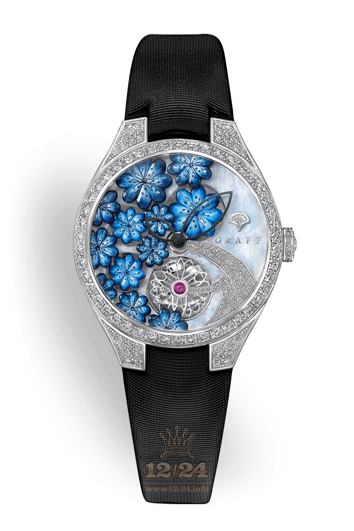 Graff Technical Watches Watch MGFA37WGSLDMPA 37 mm White gold Case Blue Dark blue Dial