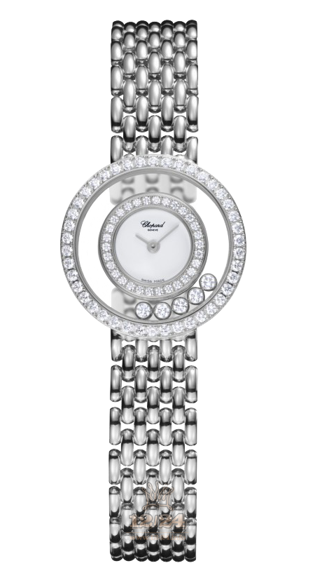 Chopard Happy Diamonds Watch 205691-1001 23 mm White gold Case White Dial