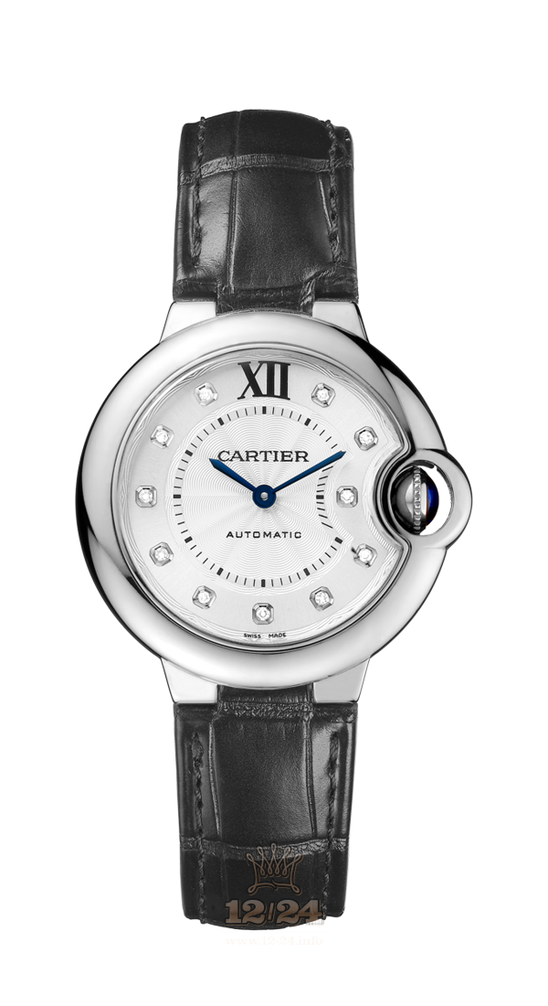 Cartier Ballon Bleu de Cartier Watch W4BB0009 33 mm Stainless steel Case Silver Dial