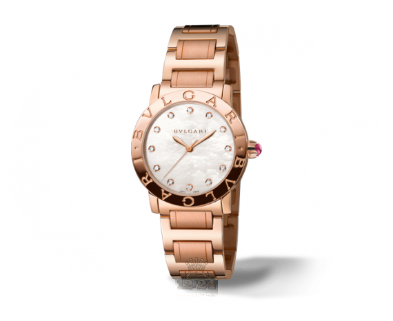 Bvlgari Bvlgari Bvlgari Watch 102090 BBLP33WGG/12 33 mm Pink gold Case White Dial