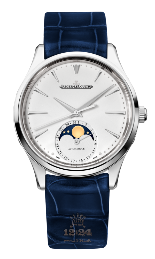 Jaeger-LeCoultre Master Watch 1258420 34 mm Stainless steel Case Silver Dial