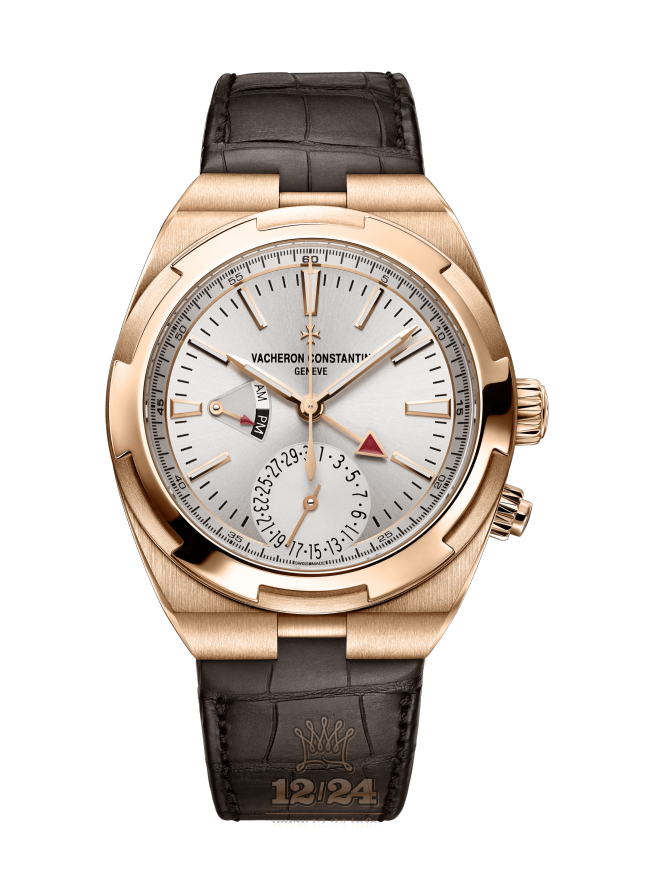 Vacheron Constantin Overseas Watch 7900V/000R-B336 41 mm Pink gold Case Silver Dial