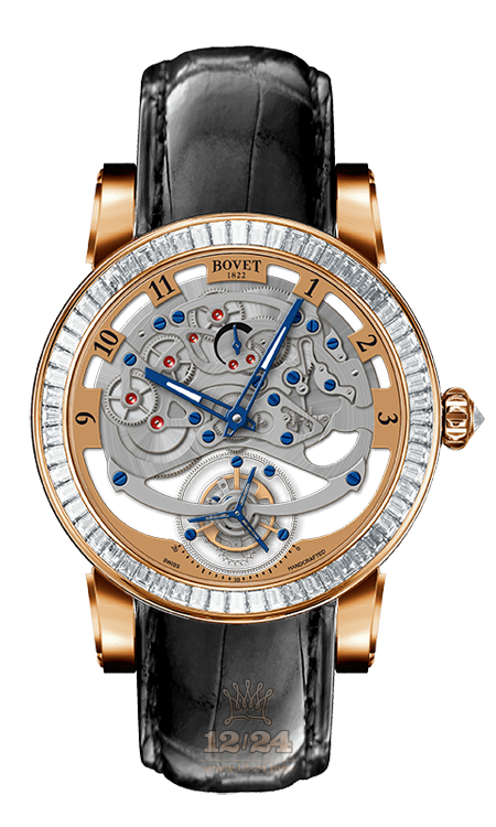 Bovet Dimier Watch R045005-SB1 45 mm Pink gold Case Gray Silver Dial