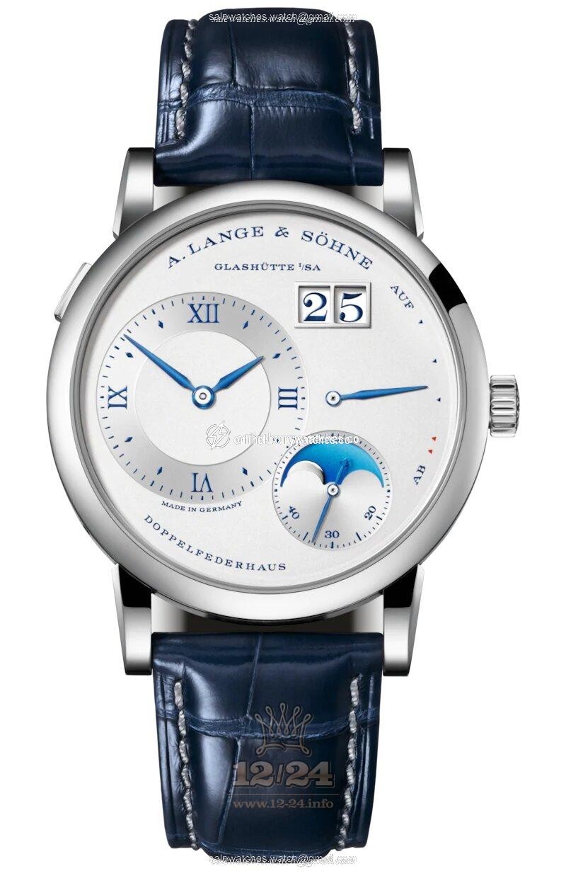 A.Lange & Sohne Lange 1 Watch 192.066 38 mm White gold Case Silver Dial
