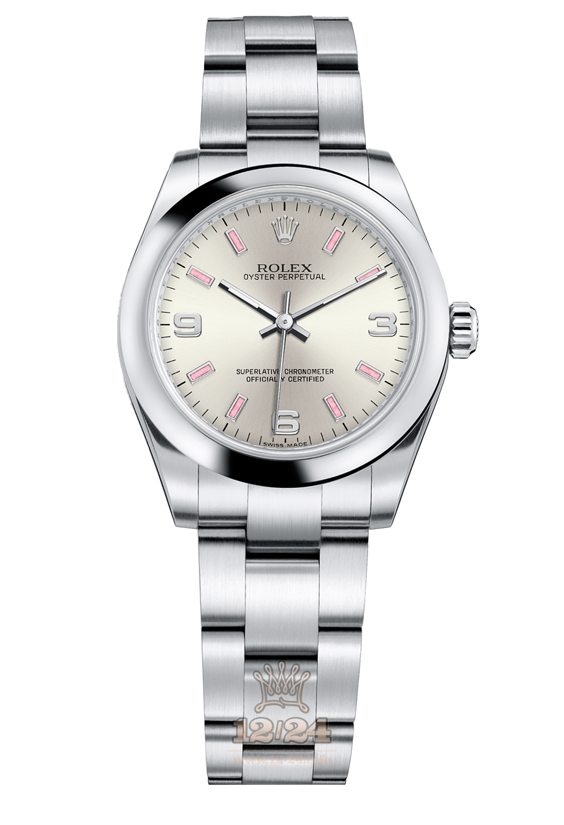 Rolex Oyster Perpetual Watch 177200-0009 31 mm Stainless steel Case Silver Dial