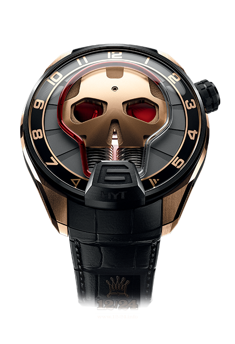 HYT SKULL Watch 151-dg-42-rf-ab 51 mm Titanium Case