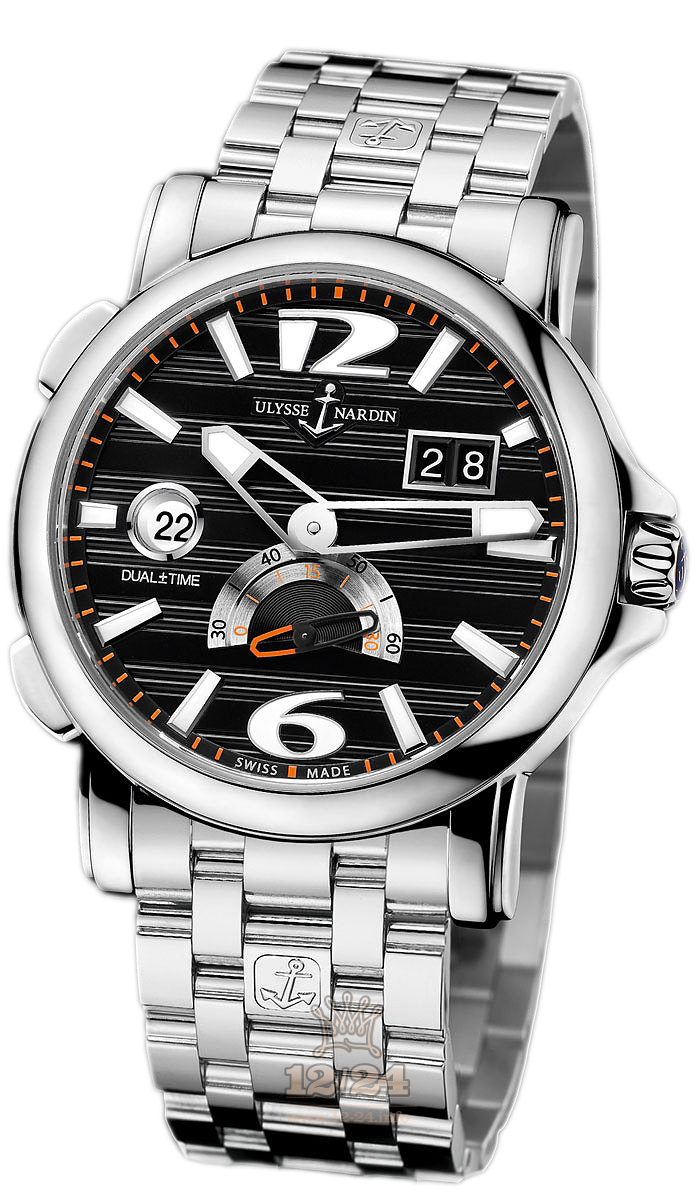 Ulysse Nardin Functional Watch 243-55-7/62 42 mm Stainless steel Case Black Dial