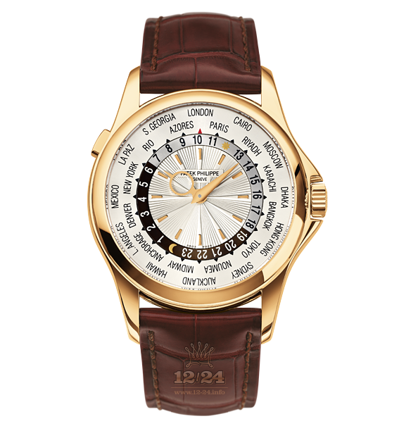 Patek Philippe Complications Watch 5130J-001 40 mm Yellow gold Case White Silver Dial