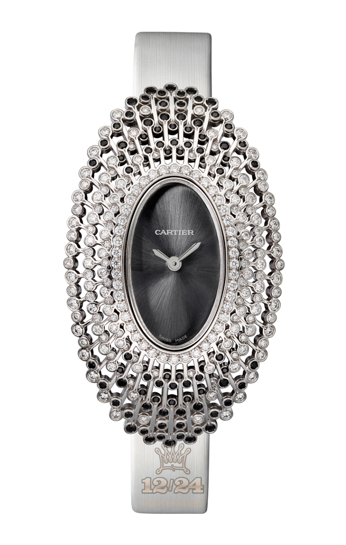 Cartier Creative jewelry watches Watch WJLI0006 White gold Case Black Dial