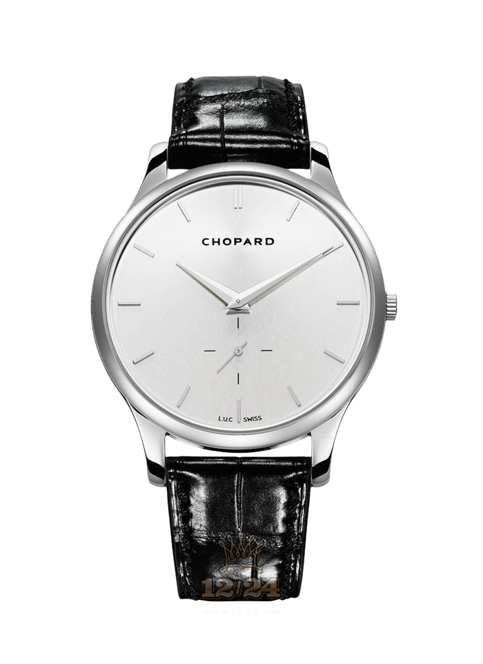 Chopard L.U.C Watch 161920-1004 40 mm White gold Case Silver Dial