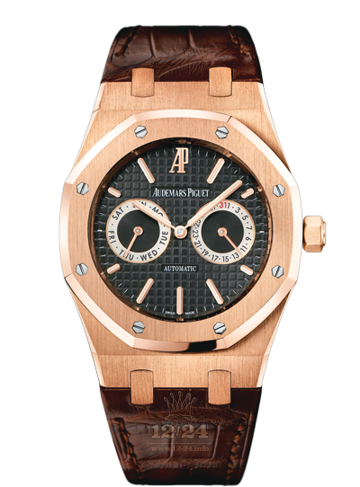 Audemars Piguet Royal Oak Watch 26330OR.OO.D088CR.01 39 mm Pink gold Case Black Dial