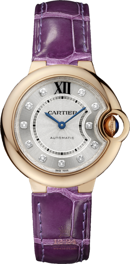 Cartier Ballon Bleu de Cartier Watch we902040 33 mm Pink gold Case Silver Dial