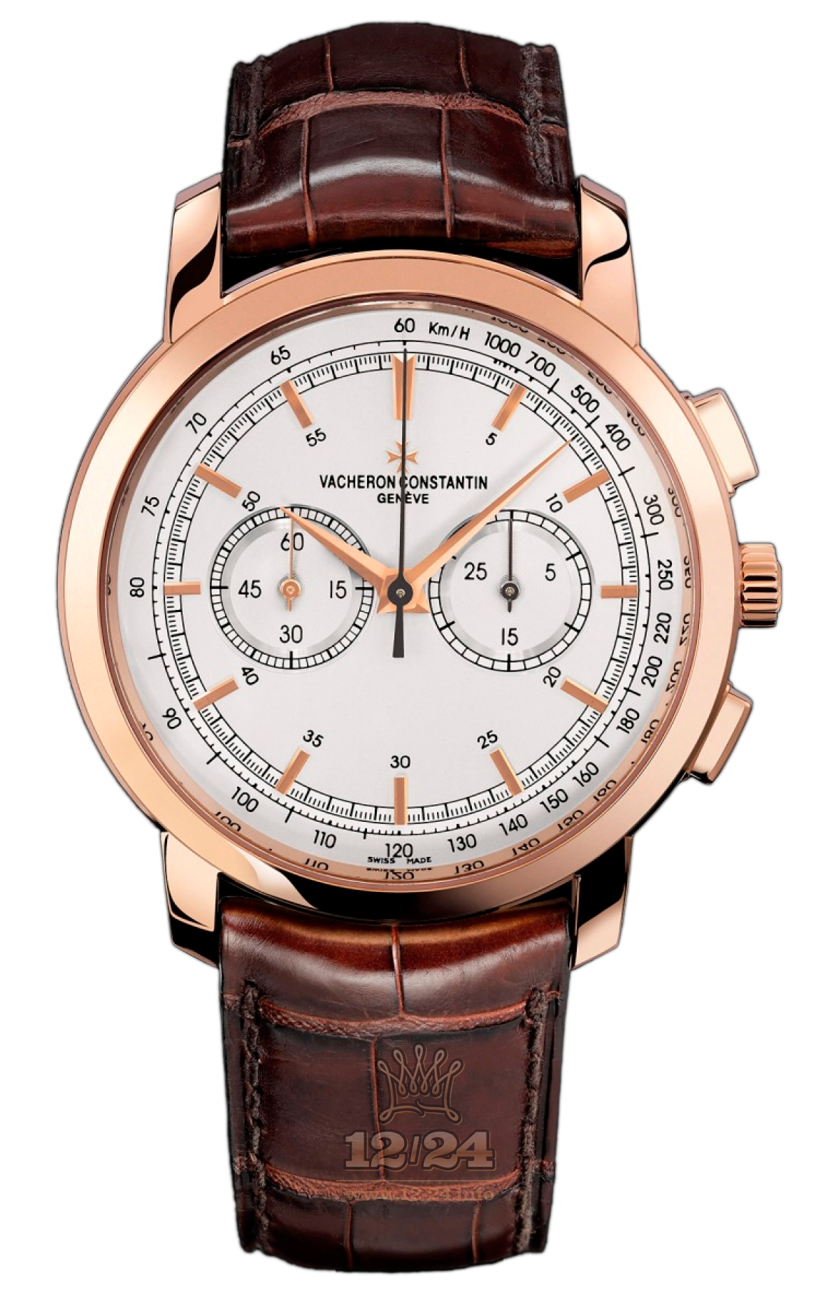 Vacheron Constantin Traditionnelle Watch 47192/000R-9352 42 mm Pink gold Case Silver Dial