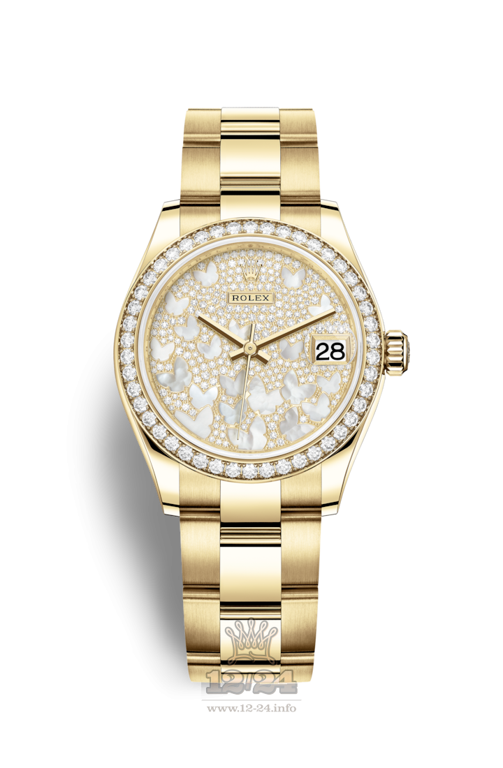 Rolex Datejust Watch 278288rbr-0010 31 mm Yellow gold Case Silver Golden Dial