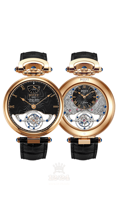 Bovet Fleurier Grandes Complications Watch AIF0T001-GO 45 mm Pink gold Case Black Dial