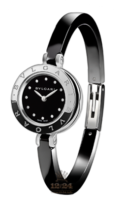 Bvlgari B.Zero1 Watch 102177 BZ23BSCC.S 23 mm Stainless steel Ceramics Case Black Dial