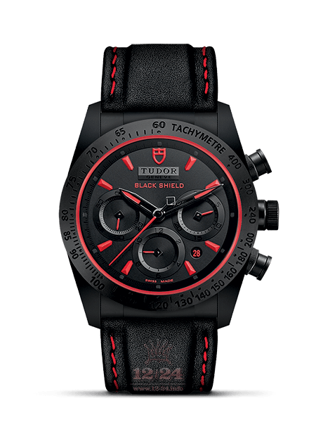 Tudor Fastrider Black Shield Watch M42000CR-0002 42 mm Ceramics Case Black Dial