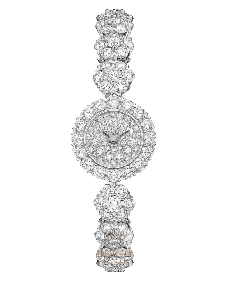 Van Cleef High Jewelry Watches Watch VCARO4KI00 Platinum Case Silver Dial