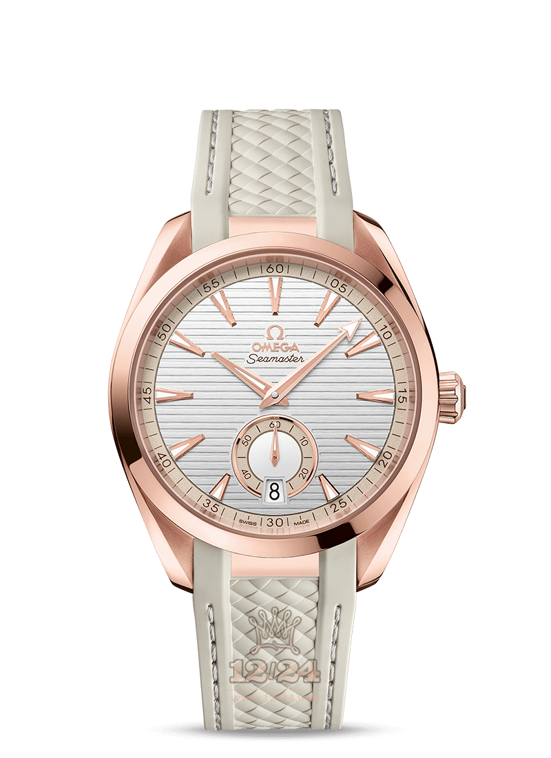 Omega Seamaster Watch 220.52.41.21.02.001 41 mm Pink gold Case Silver Dial