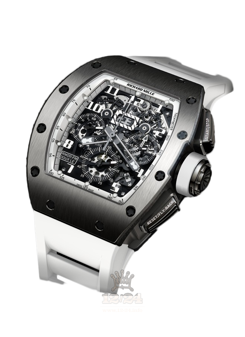 Richard Mille Men's Collection Watch RM 011 America 4 50 mm Titanium Case