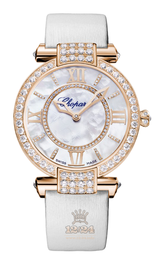 Chopard Imperiale Watch 384242-5005 36 mm Pink gold Case White Dial