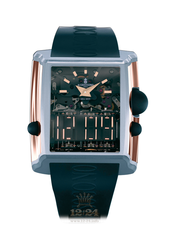 de Grisogono Meccanico DG Watch M-DG-N04 Pink gold Titanium Case