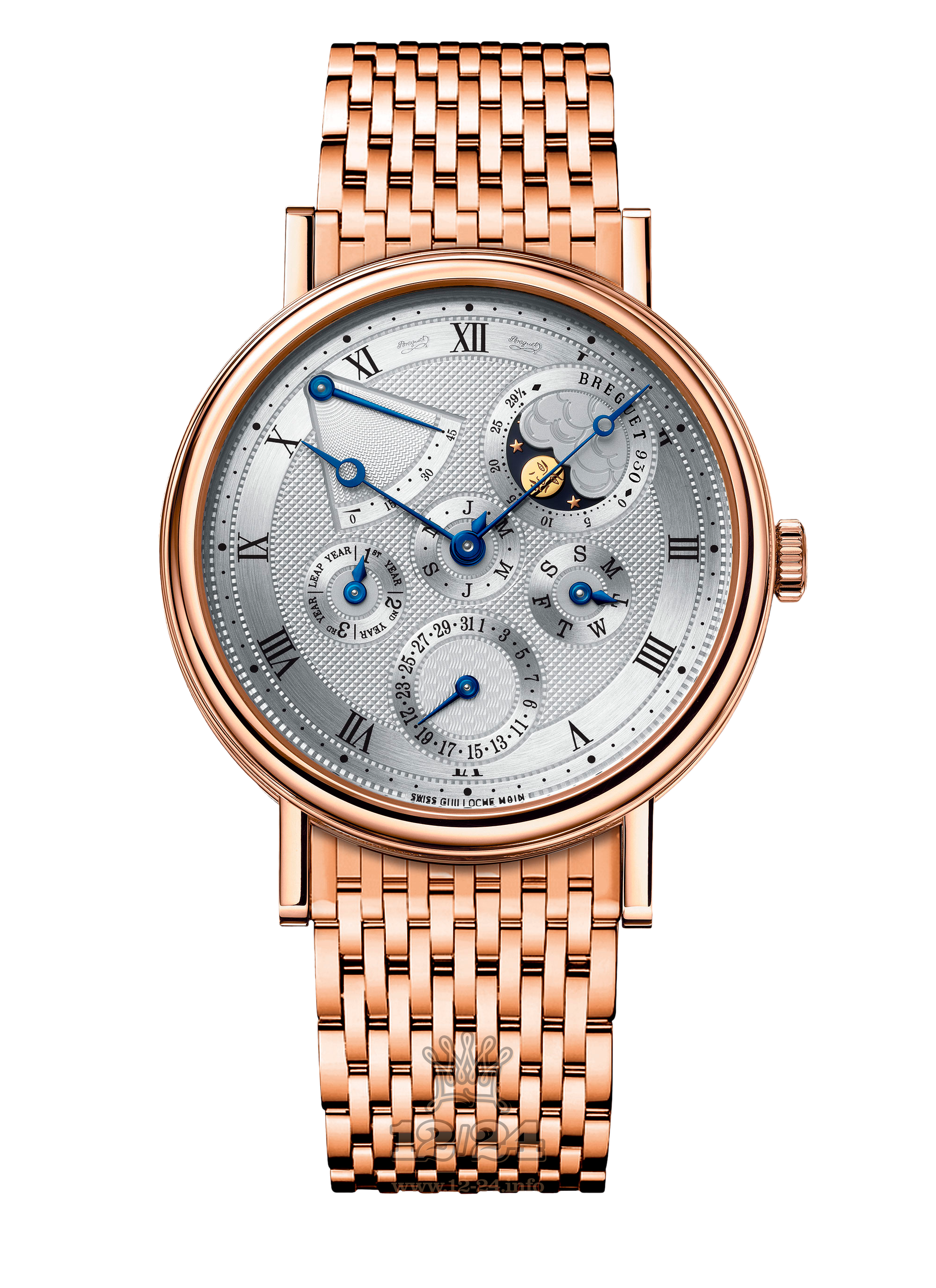 Breguet Classique Watch 5327BR/1E/RV0 39 mm Pink gold Case Silver Dial
