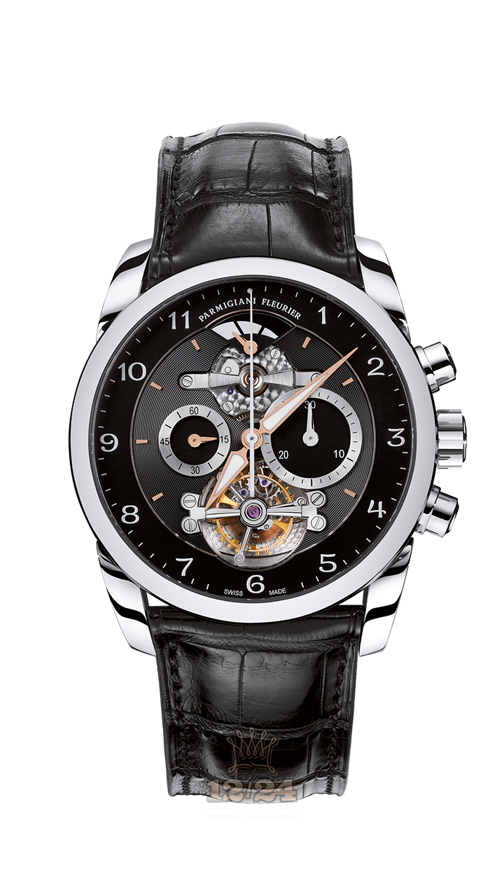 Parmigiani Fleurier Tonda Watch PFH236-1201400-HA1441 43 mm White gold Case Black Dial
