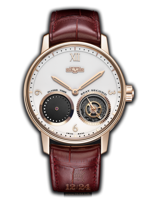 Dewitt Academia Watch AC.OUT.002 42 mm Pink gold Case White Dial