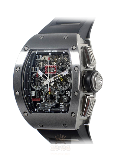 Richard Mille Men's Collection Watch RM 011 FM WG 50 mm White gold Case