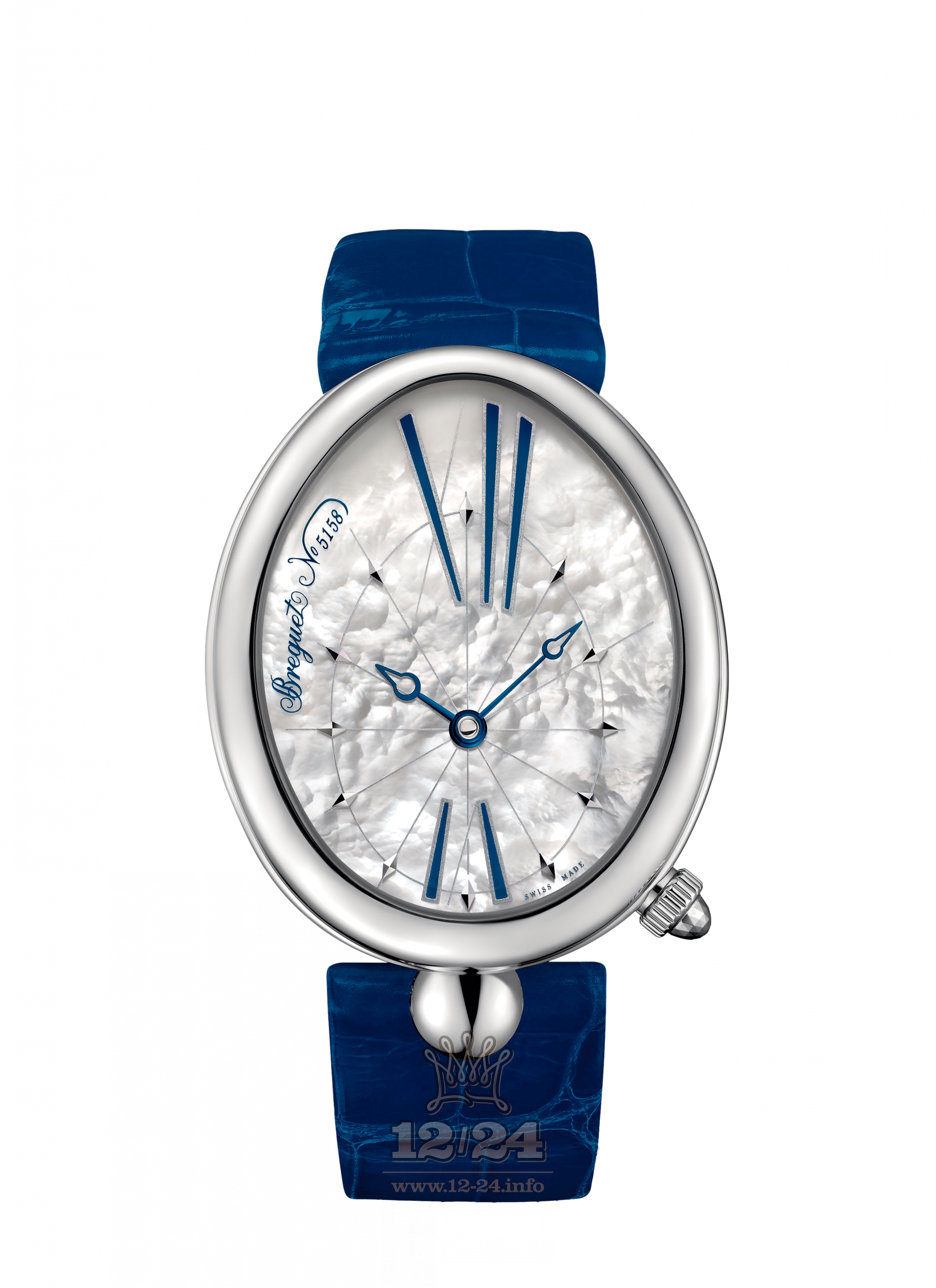 Breguet Reine de Naples Watch 8967ST/51/986 44 mm Stainless steel Case White Dial