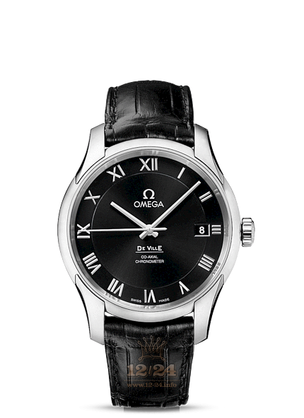 Omega De Ville Watch 431.13.41.21.01.001 41 mm Stainless steel Case Black Dial