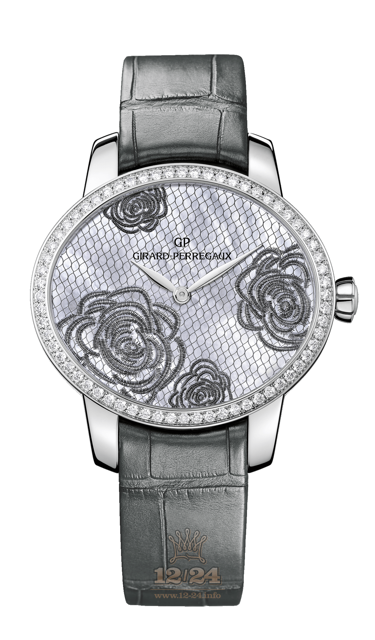Girard Perregaux Cats Eye Watch 80476D11A701-CK7A 38 mm Stainless steel Case White Dial