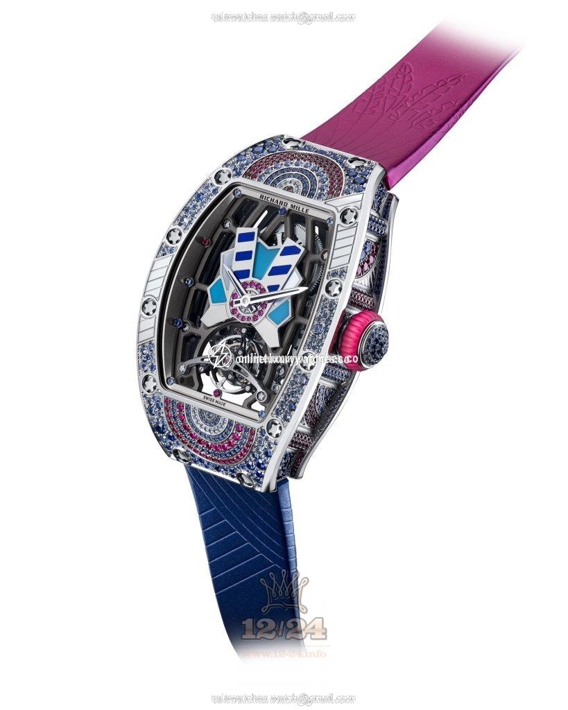 Richard Mille Women's Collection Watch RM 71-02 Diana 52 mm White gold Case