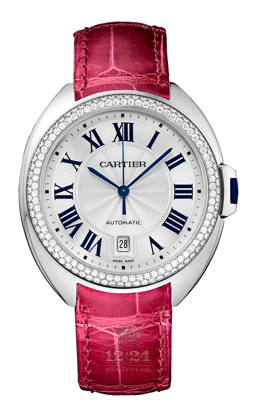 Cartier Cle de Cartier Watch WJCL0011 40 mm White gold Case Silver Dial