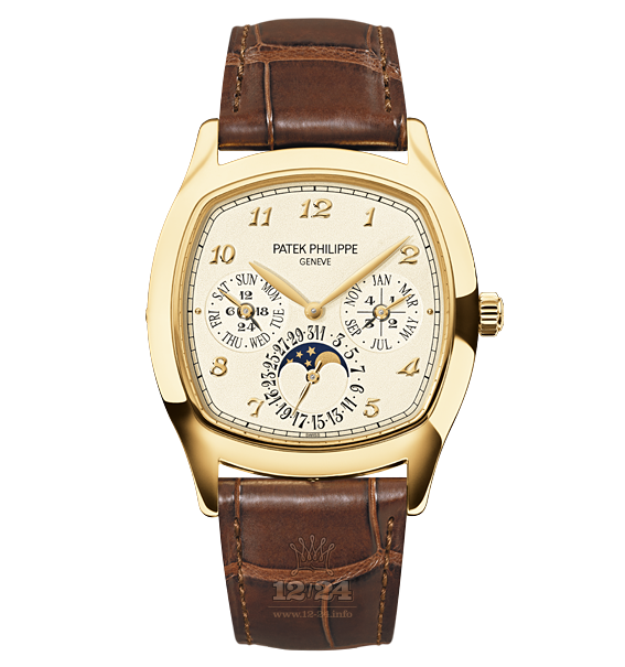 Patek Philippe Grand Complications Watch 5940J-001 37 mm Yellow gold Case Beige Dial