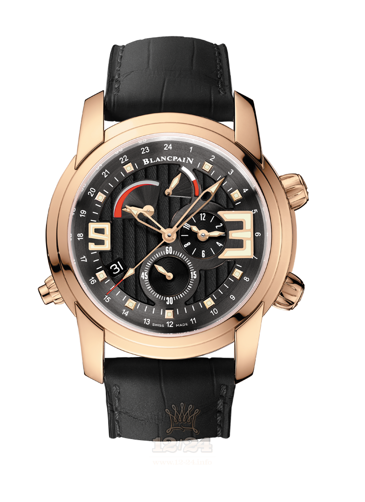 Blancpain L-Evolution Watch 8841-3630-53B 44 mm Red gold Case Black Dial