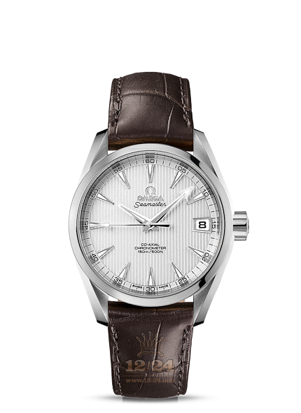 Omega Aqua Terra 150 M Watch 231.13.39.21.02.001 38 mm Stainless steel Case Silver Dial